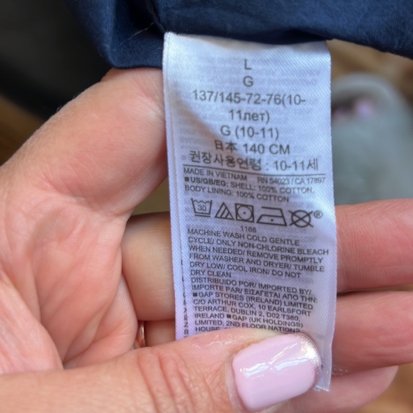 Brand new Kids size L GAP Tiered Corduroy Dress with floral print - Picture 5 of 9